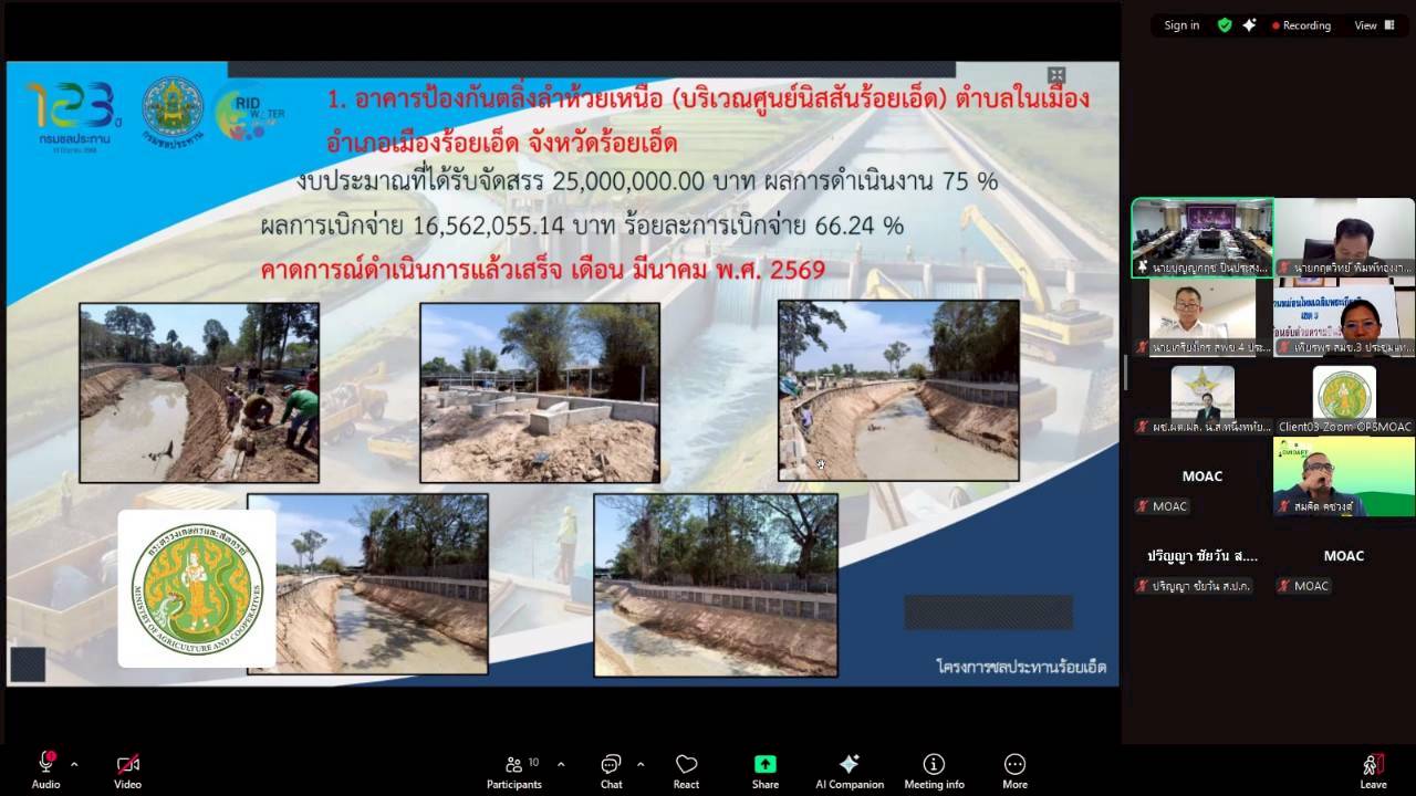 title - ผู้ตรวจราชการ ส.ป.ก. เข้าร่วมการประชุมตรวจติดตามการดำเนินงานตามแผนการตรวจราชการ ของผู้ตรวจราชการกระทรวงเกษตรและสหกรณ์ ประจำปีงบประมาณ พ.ศ. 2569 รอบที่ 1 ในเขตตรวจราชการที่ 12 จังหวัดร้อยเอ็ด 